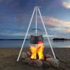 Convenient Triangle Hanging Pot Support For Outdoor Camping