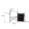 Double-decker Camping Portable Storage Rack Barbecue Table