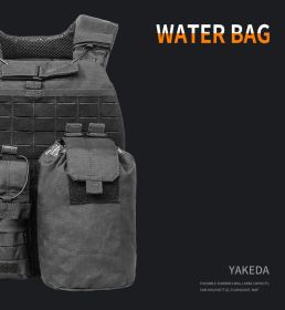 Yakeda Tactical Vest Outdoor Multi Functional MOLLE System Water Bag