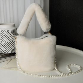 Designer Winter Fashion Handbags (Color: Beige)