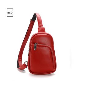 Women's Crossbody Fashion Waist Bag (Color: Red)