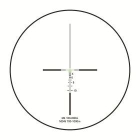Trijicon ACOG Maku metal sight 4x32 outdoor sports quadruple lens (Option: HY9114 1style)
