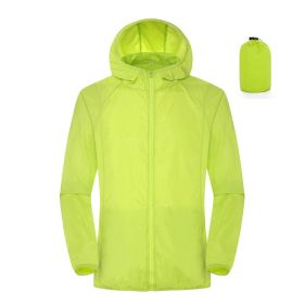 Summer Outdoor Sun Protection Clothing Women'S Lightweight Waterproof Windbreaker (Option: Green-L)