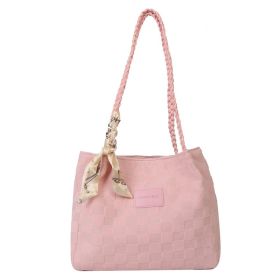 Ethnic Style Fake Style Scarf New Style Shoulder Bag Fashion (Color: Pink)