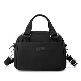 Women's Fashion Nylon Cloth Bag (Color: Black)