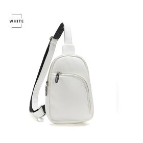 Women's Crossbody Fashion Waist Bag (Color: White)