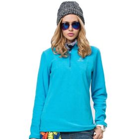 Autumn And Winter Warm Jacket Women's New Style Outdoor Fleece Jacket (Option: Sky Blue-XL)