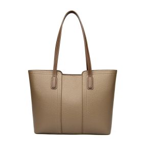 Women's Handbag Large Capacity Shoulder (Color: Khaki)