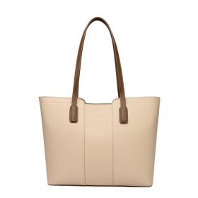 Women's Handbag Large Capacity Shoulder (Color: Beige)