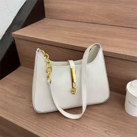 High-grade Stylish Good Texture Shoulder Bag (Color: White)