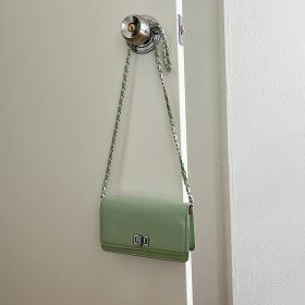 Simple Fashion Chain Small Square Bag (Color: Green)