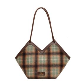 Fashion Women's Shoulder Tote Bag (Color: Green)