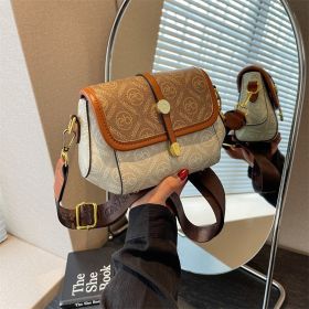 Women's Fashion Design Shoulder Messenger Bag (Color: Beige)