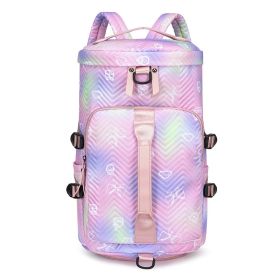 Women's Sports Swimming Workout Travel Bag (Color: Pink)