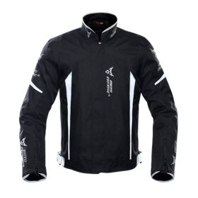 Breathable Rain And Wind Resistant Motorcycle Jacket (Option: Grey-M)
