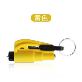 Emergency Escape Vehicle Glass Hammer (Color: Yellow)