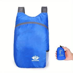 Vanaheimr Lightweight Foldable Backpack (Color: Sky Blue)