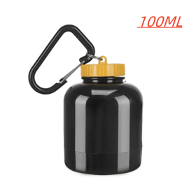 Mini Portable Protein Powder Bottles with Keychain (Color: 100ml-03)