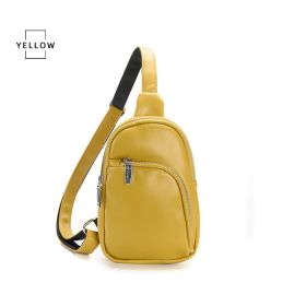 Women's Crossbody Fashion Waist Bag (Color: Yellow)